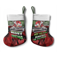 Hip Hop Christmas Stocking DJ Santa Ho Ho Flow - Wonder Print Shop