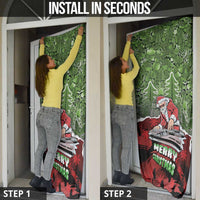 Hip Hop Christmas Door Cover DJ Santa Ho Ho Flow - Wonder Print Shop