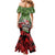 Hip Hop Christmas Family Matching Mermaid Dress and Hawaiian Shirt DJ Santa Ho Ho Flow - Wonder Print Shop