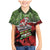 Hip Hop Christmas Family Matching Mermaid Dress and Hawaiian Shirt DJ Santa Ho Ho Flow - Wonder Print Shop