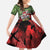 Hip Hop Christmas Family Matching Off Shoulder Maxi Dress and Hawaiian Shirt DJ Santa Ho Ho Flow - Wonder Print Shop