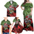 Hip Hop Christmas Family Matching Off Shoulder Maxi Dress and Hawaiian Shirt DJ Santa Ho Ho Flow - Wonder Print Shop