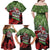 Hip Hop Christmas Family Matching Off Shoulder Maxi Dress and Hawaiian Shirt DJ Santa Ho Ho Flow - Wonder Print Shop