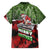Hip Hop Christmas Family Matching Off Shoulder Maxi Dress and Hawaiian Shirt DJ Santa Ho Ho Flow - Wonder Print Shop