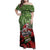 Hip Hop Christmas Family Matching Off Shoulder Maxi Dress and Hawaiian Shirt DJ Santa Ho Ho Flow - Wonder Print Shop