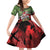 Hip Hop Christmas Family Matching Off Shoulder Short Dress and Hawaiian Shirt DJ Santa Ho Ho Flow - Wonder Print Shop