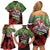 Hip Hop Christmas Family Matching Off Shoulder Short Dress and Hawaiian Shirt DJ Santa Ho Ho Flow - Wonder Print Shop