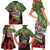 Hip Hop Christmas Family Matching Short Sleeve Bodycon Dress and Hawaiian Shirt DJ Santa Ho Ho Flow - Wonder Print Shop