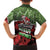 Hip Hop Christmas Family Matching Summer Maxi Dress and Hawaiian Shirt DJ Santa Ho Ho Flow - Wonder Print Shop