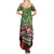 Hip Hop Christmas Family Matching Summer Maxi Dress and Hawaiian Shirt DJ Santa Ho Ho Flow - Wonder Print Shop