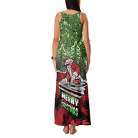 Hip Hop Christmas Family Matching Tank Maxi Dress and Hawaiian Shirt DJ Santa Ho Ho Flow - Wonder Print Shop