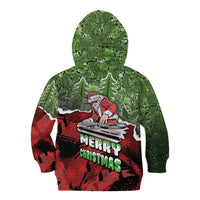Hip Hop Christmas Kid Hoodie DJ Santa Ho Ho Flow - Wonder Print Shop