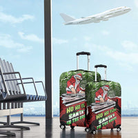 Hip Hop Christmas Luggage Cover DJ Santa Ho Ho Flow - Wonder Print Shop