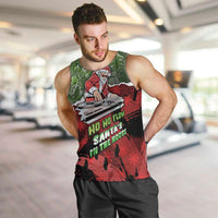 Hip Hop Christmas Men Tank Top DJ Santa Ho Ho Flow - Wonder Print Shop