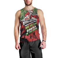 Hip Hop Christmas Men Tank Top DJ Santa Ho Ho Flow - Wonder Print Shop