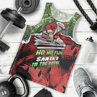 Hip Hop Christmas Men Tank Top DJ Santa Ho Ho Flow - Wonder Print Shop