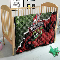 Hip Hop Christmas Quilt DJ Santa Ho Ho Flow - Wonder Print Shop