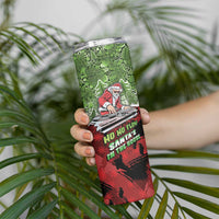 Hip Hop Christmas Skinny Tumbler DJ Santa Ho Ho Flow - Wonder Print Shop