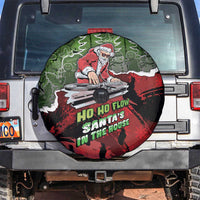 Hip Hop Christmas Spare Tire Cover DJ Santa Ho Ho Flow - Wonder Print Shop