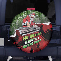 Hip Hop Christmas Spare Tire Cover DJ Santa Ho Ho Flow - Wonder Print Shop