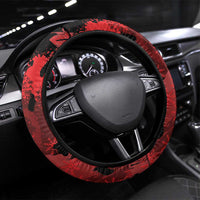 Hip Hop Christmas Steering Wheel Cover DJ Santa Ho Ho Flow - Wonder Print Shop