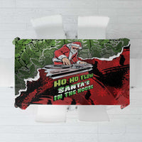 Hip Hop Christmas Tablecloth DJ Santa Ho Ho Flow - Wonder Print Shop