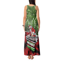 Hip Hop Christmas Tank Maxi Dress DJ Santa Ho Ho Flow - Wonder Print Shop