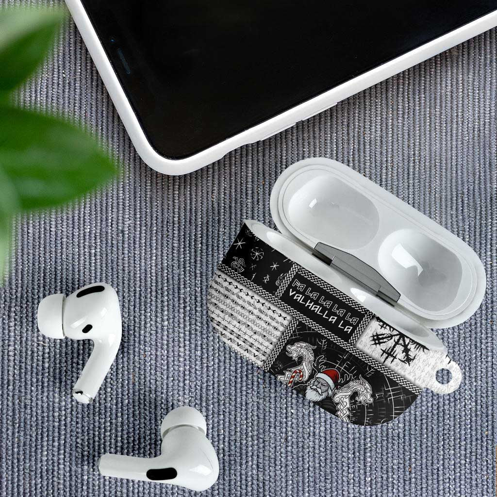 Vikings Christmas AirPods Case Fa La La La Valhalla La - Wonder Print Shop