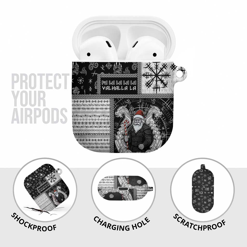 Vikings Christmas AirPods Case Fa La La La Valhalla La - Wonder Print Shop