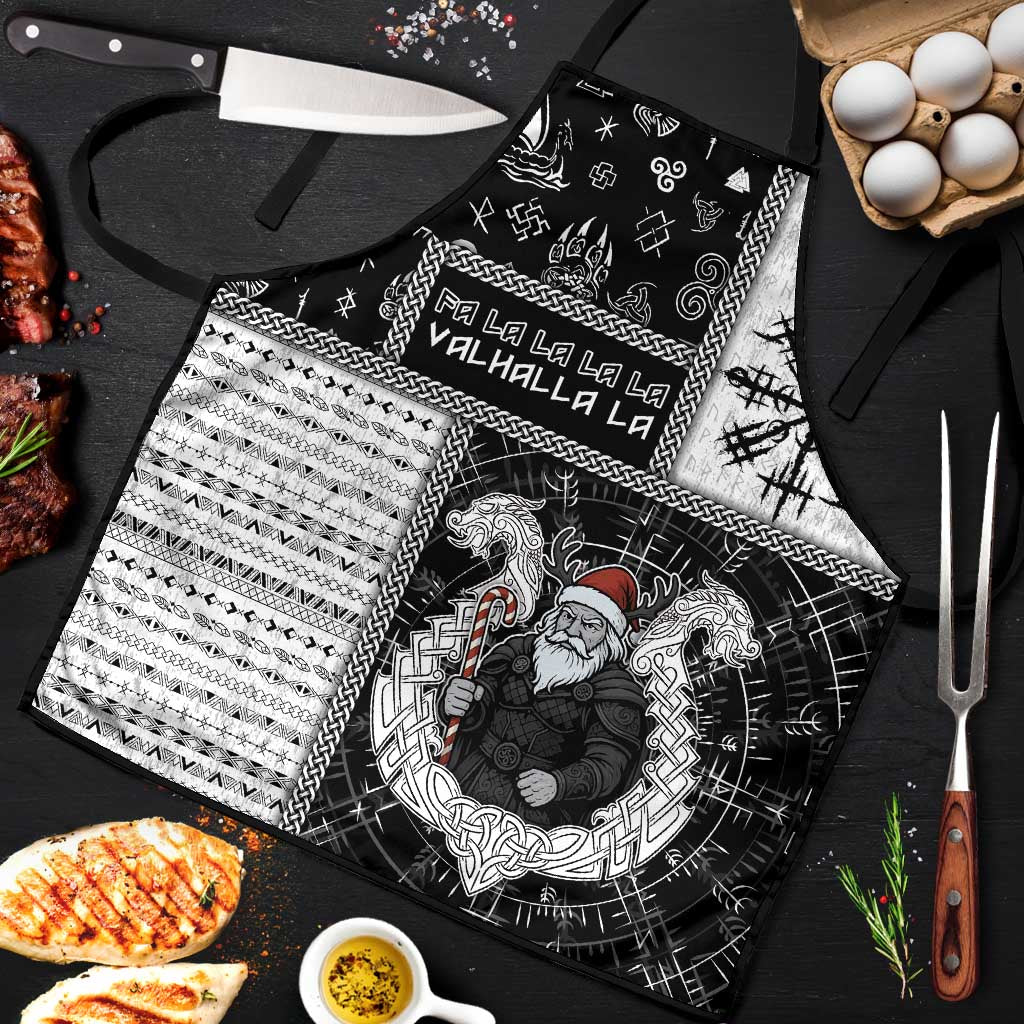 Vikings Christmas Apron Fa La La La Valhalla La - Wonder Print Shop