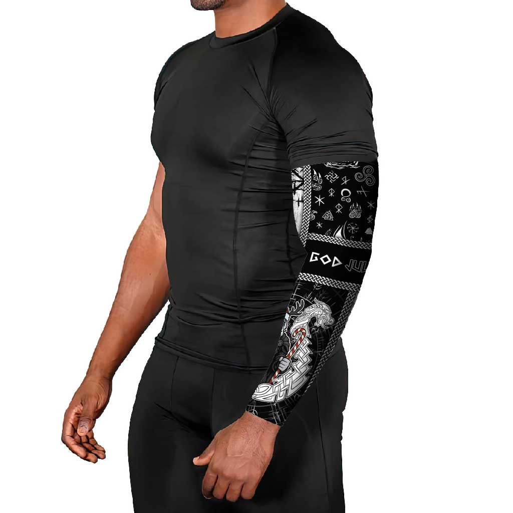 Vikings Christmas Arm Sleeves Fa La La La Valhalla La - Wonder Print Shop