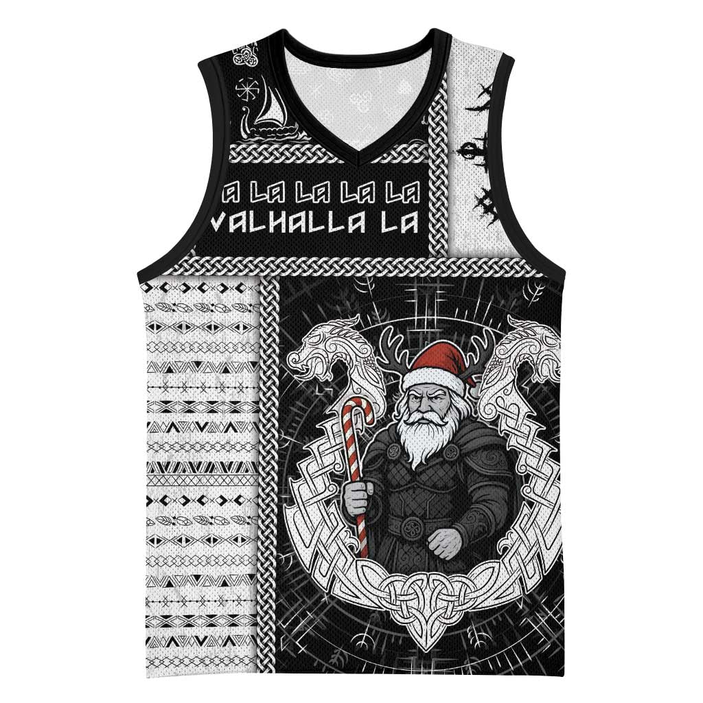 Vikings Christmas Basketball Jersey Fa La La La Valhalla La - Wonder Print Shop