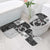Vikings Christmas Bathroom Set Fa La La La Valhalla La - Wonder Print Shop