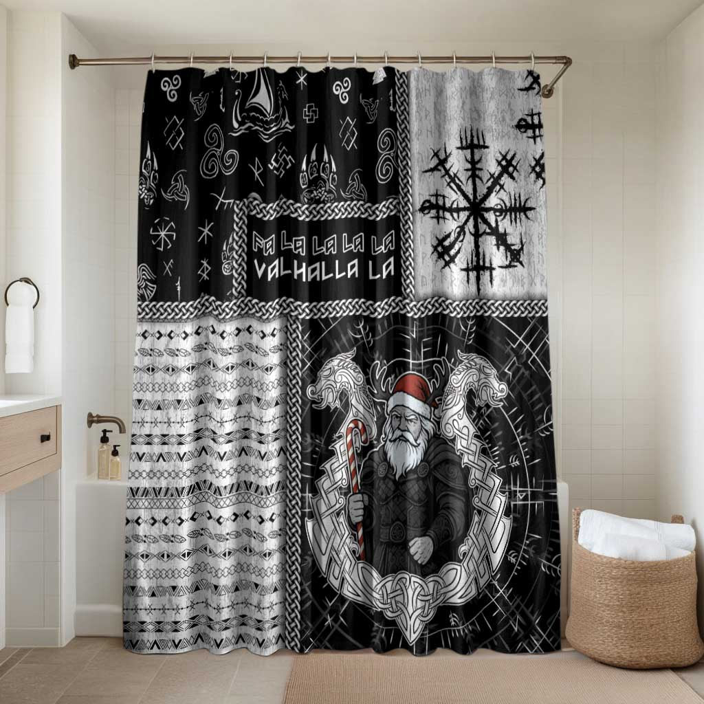 Vikings Christmas Bathroom Set Fa La La La Valhalla La - Wonder Print Shop