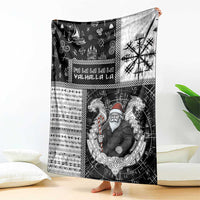 Vikings Christmas Blanket Fa La La La Valhalla La - Wonder Print Shop