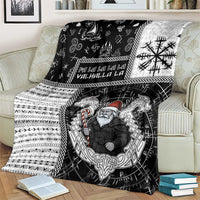 Vikings Christmas Blanket Fa La La La Valhalla La - Wonder Print Shop