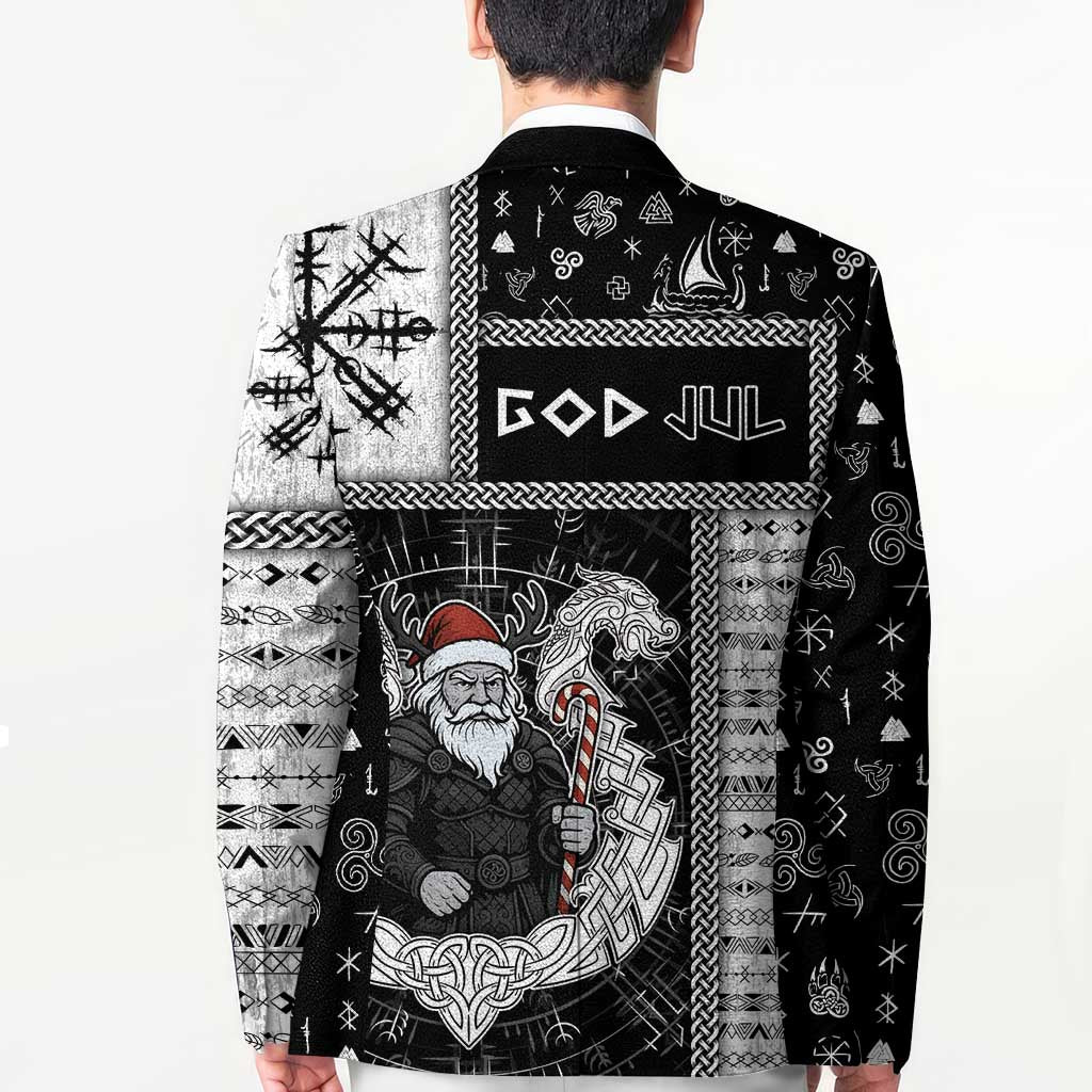 Vikings Christmas Blazer Fa La La La Valhalla La - Wonder Print Shop