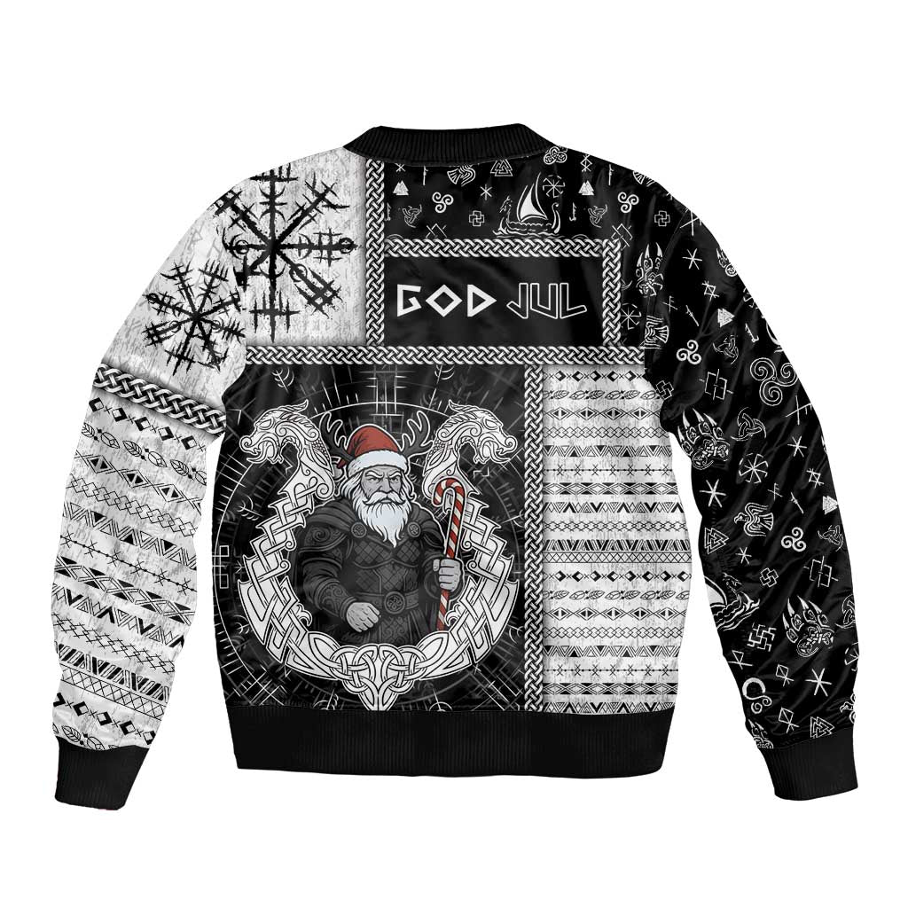 Vikings Christmas Bomber Jacket Fa La La La Valhalla La - Wonder Print Shop