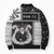 Vikings Christmas Bomber Puffer Jacket Fa La La La Valhalla La - Wonder Print Shop