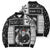 Vikings Christmas Bomber Puffer Jacket Fa La La La Valhalla La - Wonder Print Shop