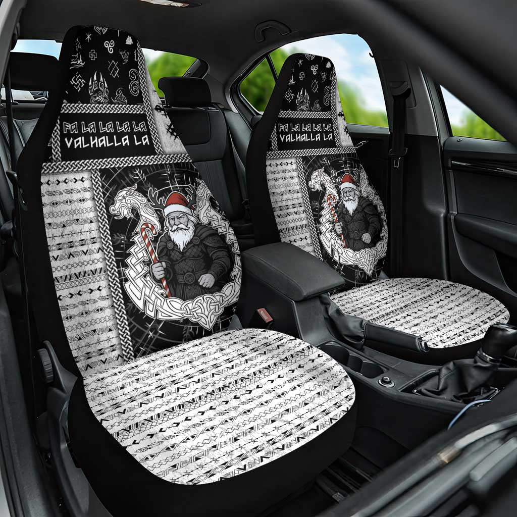Vikings Christmas Car Seat Cover Fa La La La Valhalla La - Wonder Print Shop