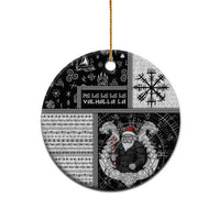 Viking Christmas Ceramic Ornament Fa La La La Valhalla La - Wonder Print Shop