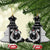 Viking Christmas Ceramic Ornament Fa La La La Valhalla La - Wonder Print Shop