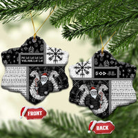 Viking Christmas Ceramic Ornament Fa La La La Valhalla La - Wonder Print Shop