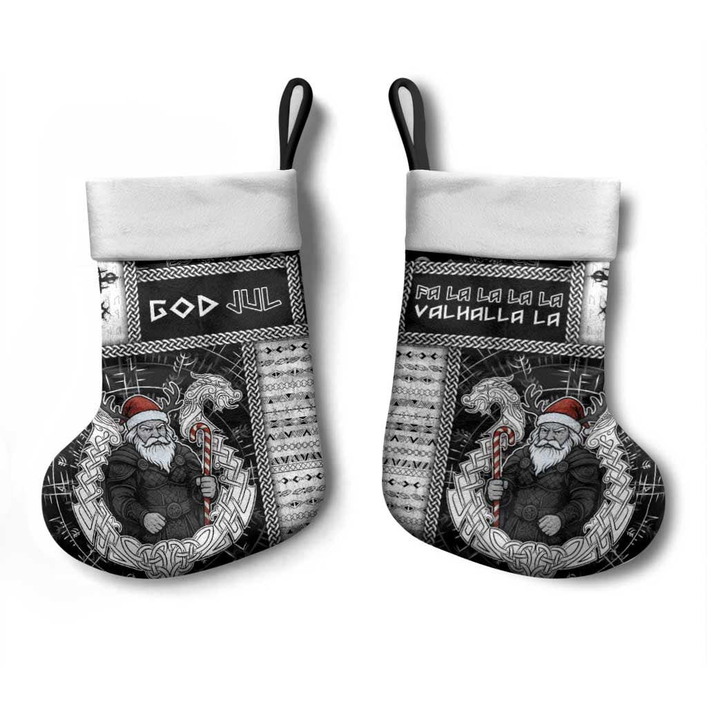 Viking Christmas Stocking Fa La La La Valhalla La - Wonder Print Shop