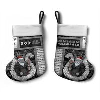 Viking Christmas Stocking Fa La La La Valhalla La - Wonder Print Shop