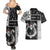 Vikings Christmas Couples Matching Summer Maxi Dress and Hawaiian Shirt Fa La La La Valhalla La - Wonder Print Shop