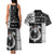 Vikings Christmas Couples Matching Tank Maxi Dress and Hawaiian Shirt Fa La La La Valhalla La - Wonder Print Shop