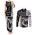 Vikings Christmas Couples Matching Tank Maxi Dress and Long Sleeve Button Shirt Fa La La La Valhalla La - Wonder Print Shop
