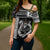 Vikings Christmas Cross Shoulder Shirt Fa La La La Valhalla La - Wonder Print Shop
